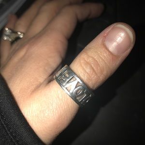 James Avery faith hope and love ring